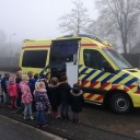 Hier nog meer foto's van het bezoek van de ambulance.