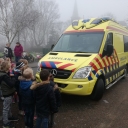 Hier nog meer foto's van het bezoek van de ambulance.